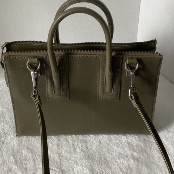 Matt & Nat Green Satchel Bag with Minimalist Design purse - Picture 2 of 5